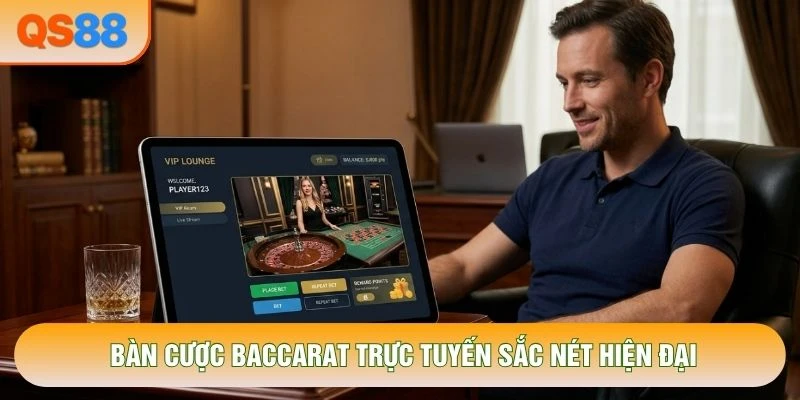 Bàn cược baccarat trực tuyến sắc nét hiện đại Bàn cược baccarat trực tuyến sắc nét hiện đại