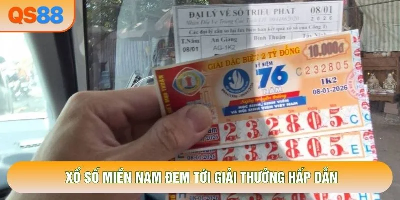Xổ số miền Nam đem tới giải thưởng hấp dẫn Xổ số miền Nam đem tới giải thưởng hấp dẫn